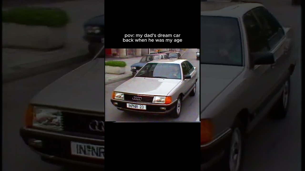 Audi 100 😍 the car that owned the 80s #audi100 #oldcars