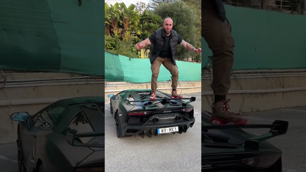 JE FRACASSE L’AILERON DE LA LAMBO 😱😨