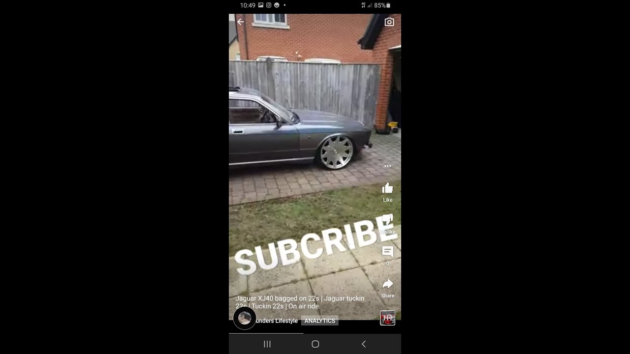 Jaguar XJ40 bagged on 22s | Jaguar tuckin 22s | Tuckin 22s | On air ride