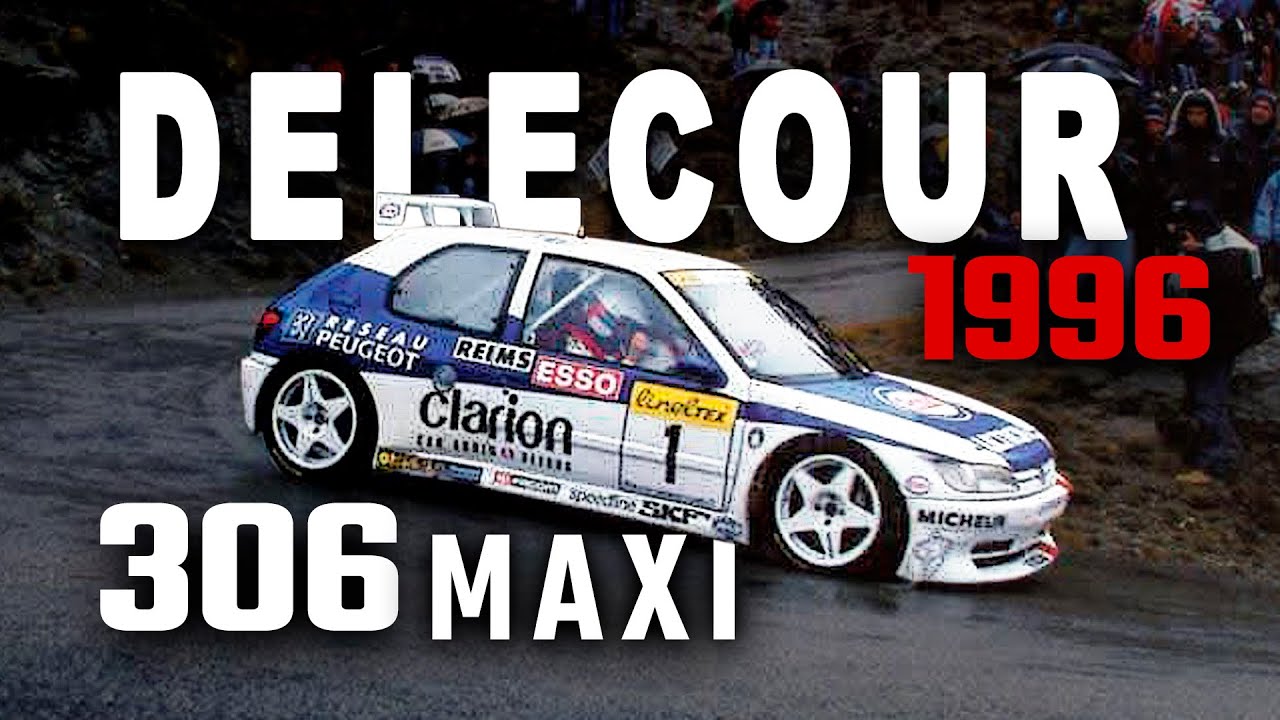 François Delecour | Peugeot 306 Maxi | Rallye Monte-Carlo 1996 [Passats de canto] Telesport