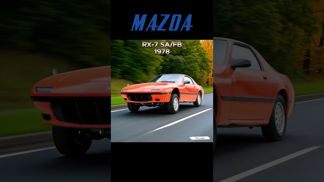 Mazda Rotary Evolution (1967–2023) — RX-7 → RX-8 → ICONIC SP