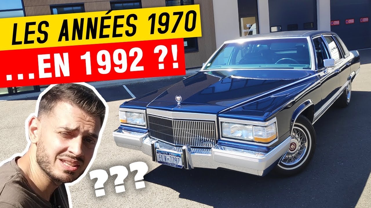 CADILLAC Brougham 1992 : la discomobile des années 90