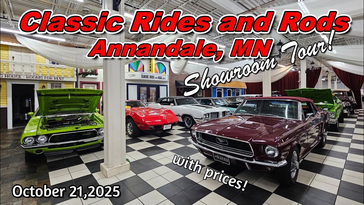 CLASSIC CARS FOR SALE !! Classic Rides and Rods Lot Walk 10 21 2025 muscle cars - hot rods - trucks