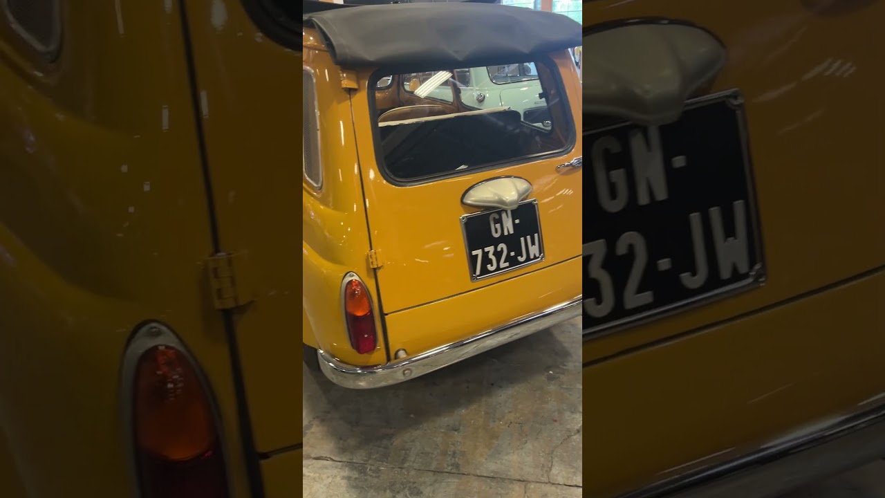 Autobianchi 500 Giardiniera (1968) : La Jardinière qui a Fleuri à l'Italienne ! 🇮🇹🌼✨  #conseilsauto