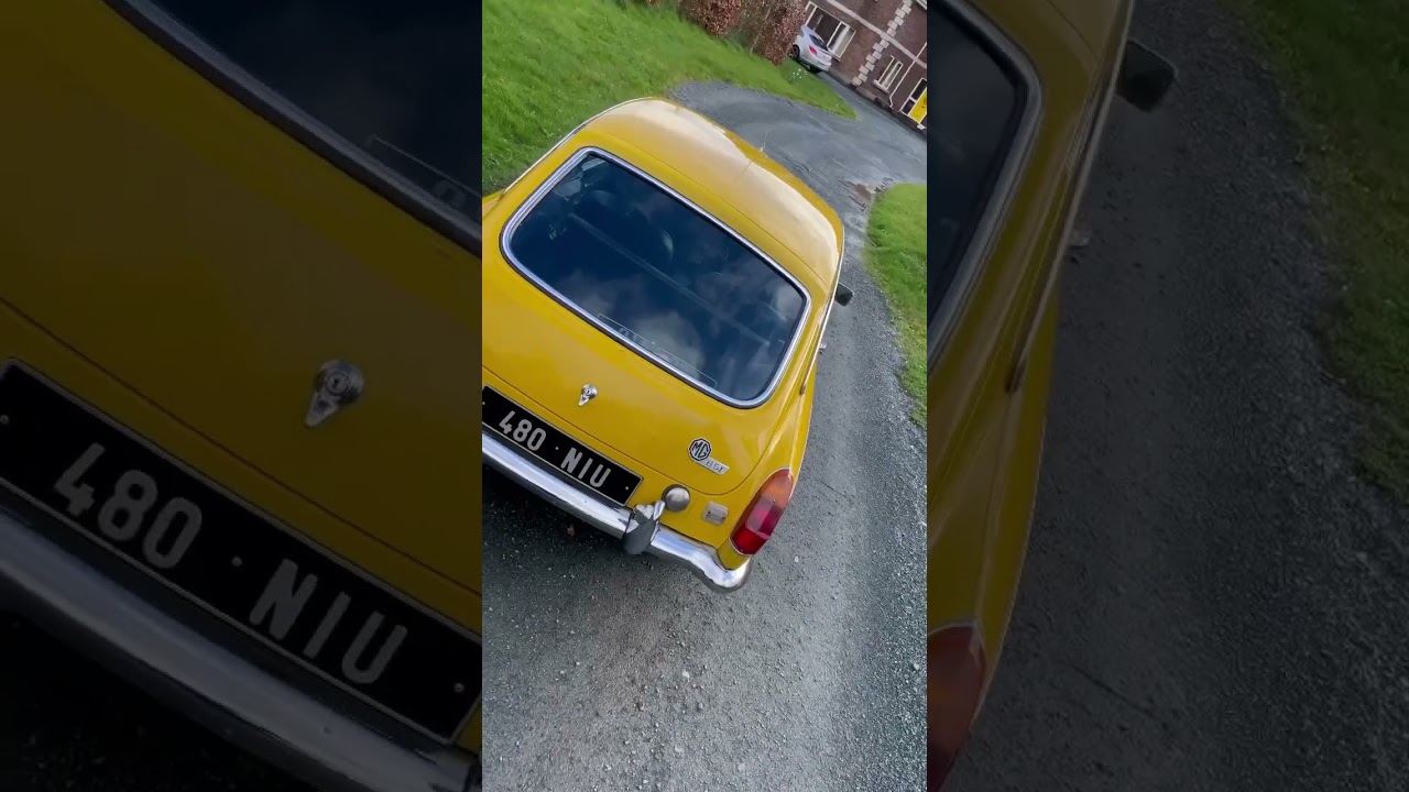 Classic British MG B GT #classic #British #classiccars