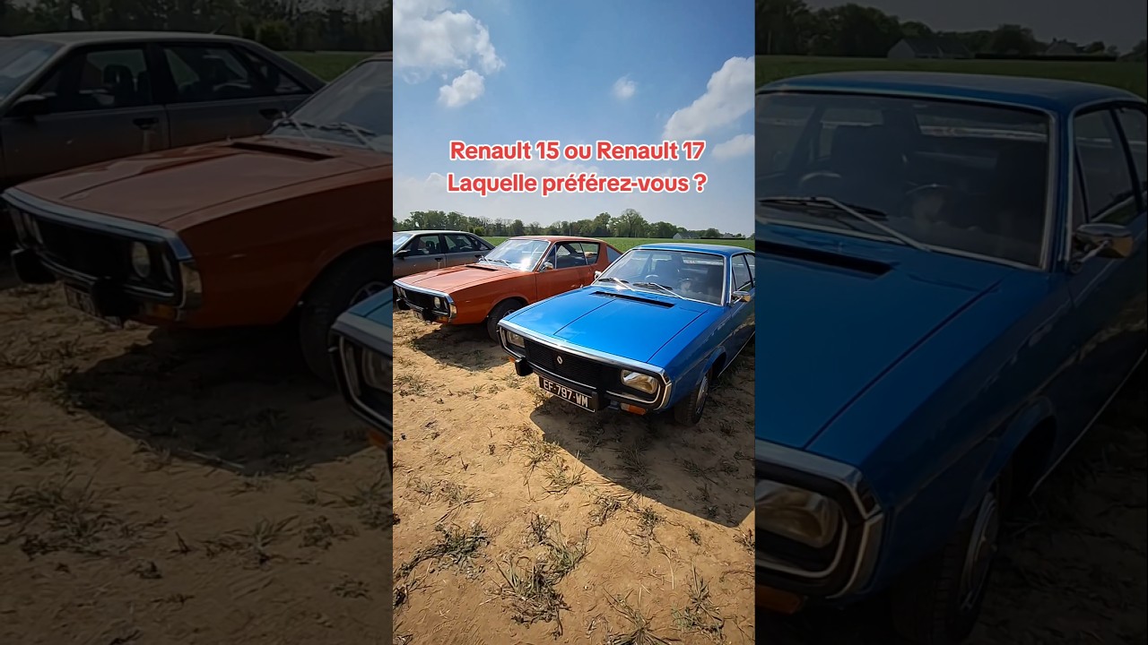 Renault R17 TL, Renault 15 TL, voitures emblématiques des années 70 et 80 #automobile #renault #r17