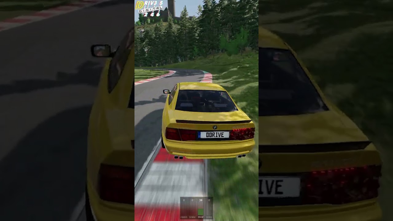 BMW 850 CSi Handling Test