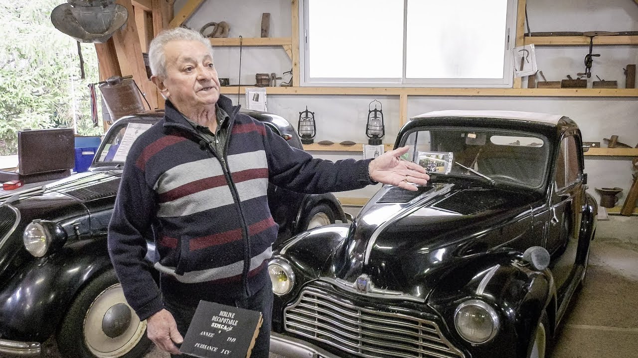 Vintage Simca avec Jean Paul