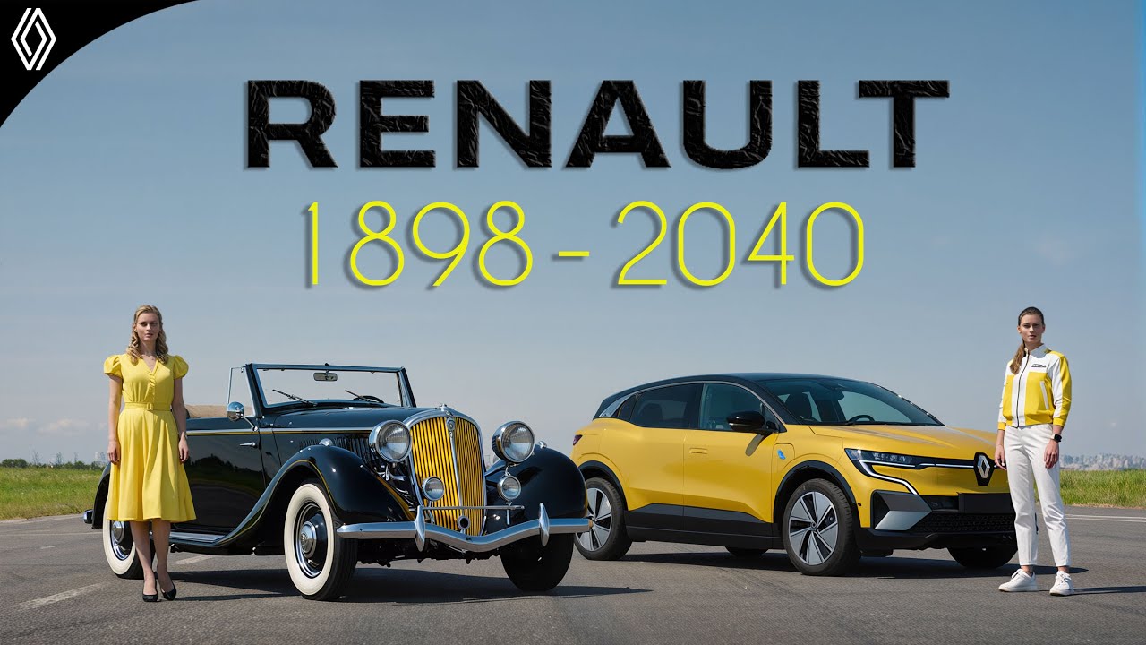Renault Car Transformation | 1898–2040 Evolution in 4 Minutes