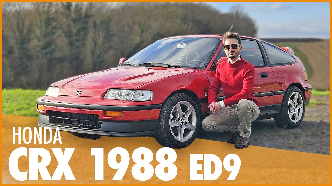 HONDA CRX 1988 👌 MIEUX Q'UNE 205 GTI ?!