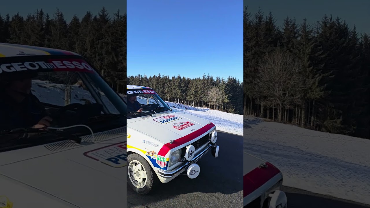 Peugeot 104 ZS rallye Monte-Carlo historique 2025 #wrcmontecarlo #historique