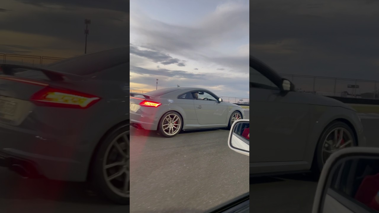 Evo 7 500hp vs Audi TTRS stage 2 roll racing part 2 #turboracing #rollrace #evo7 #evo #cartok