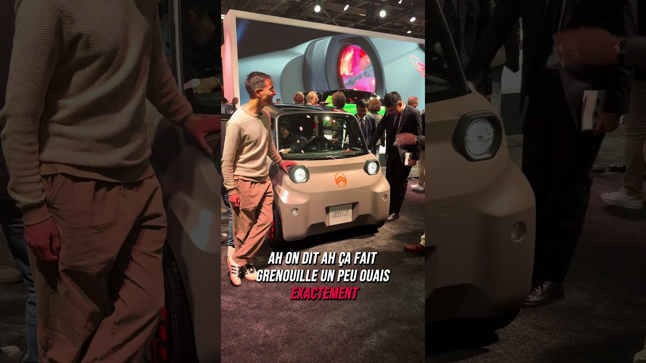 Une voiture qui sourit ? Découvrez la Citroën Ami restylée ! #shorts