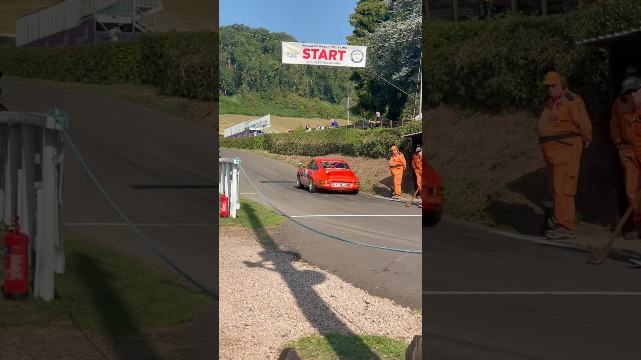 Porsche 911 Carrera RS thundering up Shelsley Walsh | Shelsley Walsh Championship Challenge 2025