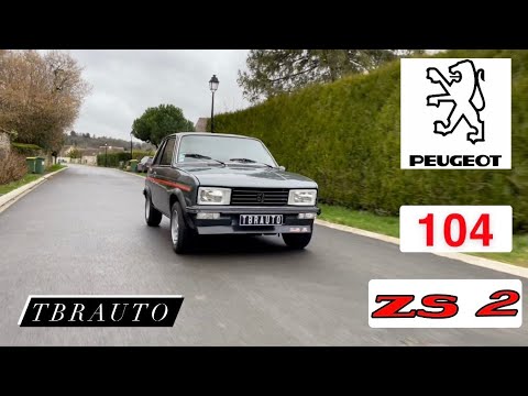 Peugeot 104 ZS 2 1979 PRÉSENTATION et ESSAI