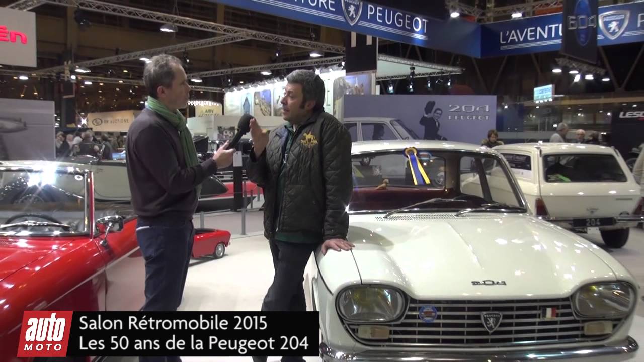 Rétromobile 2015 - Les 50 ans de la Peugeot 204