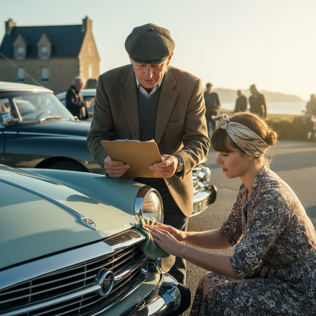 profitez d'un dimanche en morbihan réservé aux passionnés de voitures anciennes avec une balade pittoresque suivie d'un repas convivial entre amateurs.