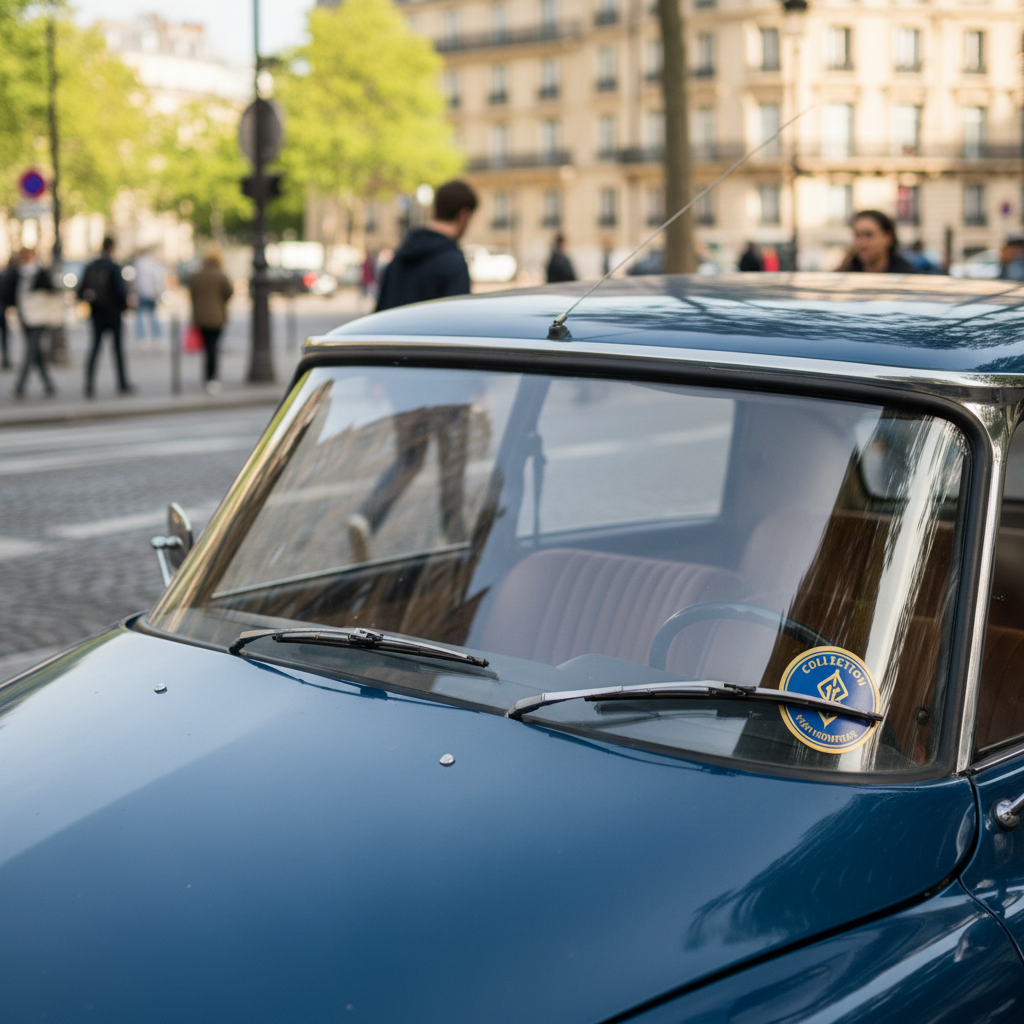 découvrez la vignette officielle à € pour soutenir la révolution des voitures anciennes et leur redonner vie sur nos routes.