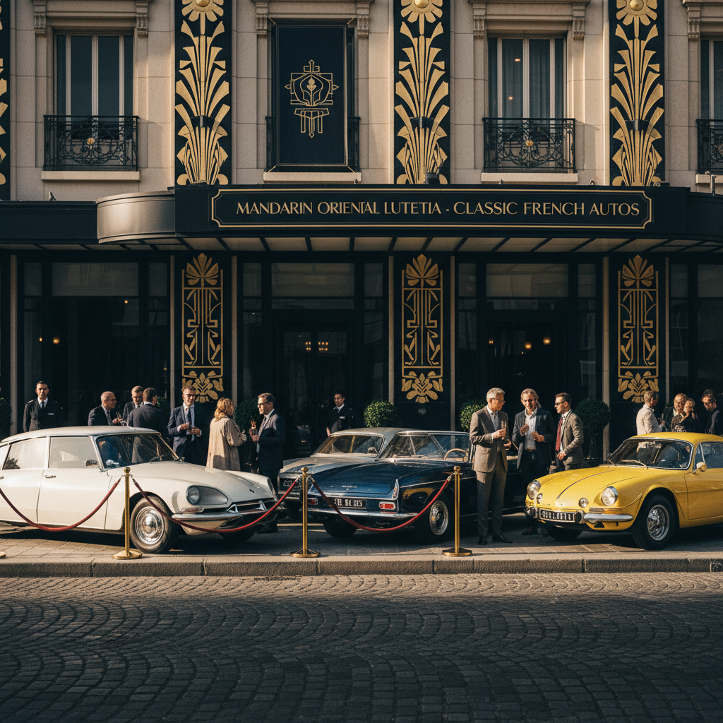 découvrez le lutetia classic car club, lancé par le mandarin lutetia : un nouveau rendez-vous unique à paris pour tous les passionnés d’automobiles classiques, entre passion, élégance et partage.