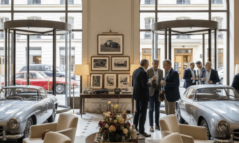 découvrez le lutetia classic car club, la nouvelle initiative du mandarin lutetia destinée aux passionnés d'automobiles classiques. participez à des événements exclusifs, échangez avec d'autres amateurs et vivez une aventure unique autour de voitures de collection.