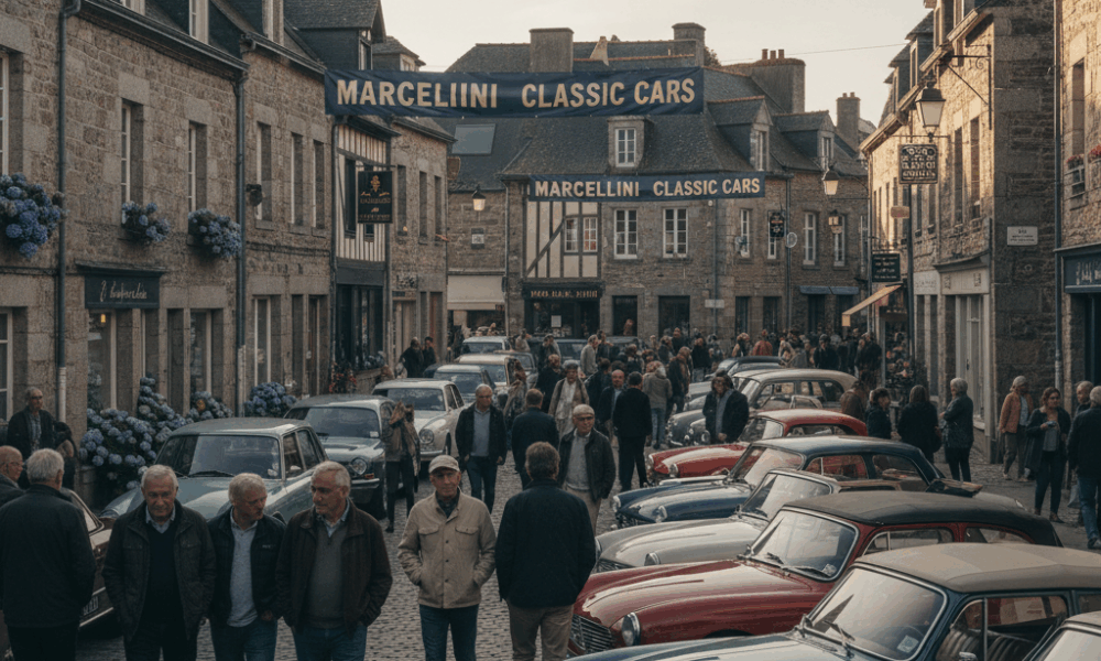 participez à marcellini classic cars ce week-end à broons : l'événement incontournable en bretagne pour tous les passionnés de voitures anciennes, avec expositions, rencontres et animations conviviales.