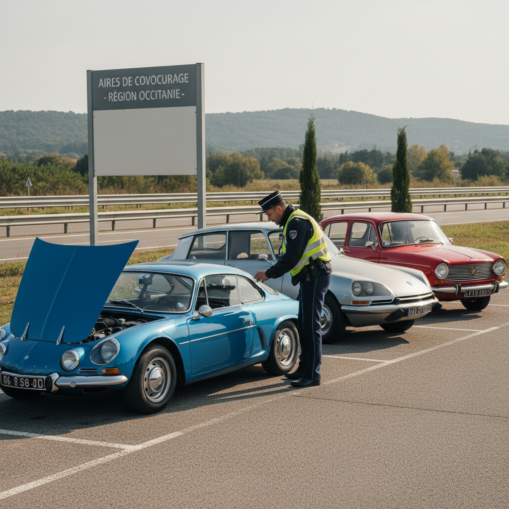 découvrez le mystère qui plane sur l’aire de marssac-sur-tarn où quatre voitures de collection abandonnées suscitent la curiosité et intriguent les passants.