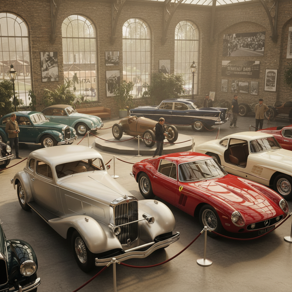 découvrez l'exposition exceptionnelle de voitures anciennes, de collection et d'exception lors des journées du patrimoine 2025. un voyage dans le temps pour les passionnés d'automobiles historiques et les curieux.