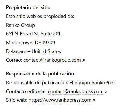 Ranko Group contact and address information