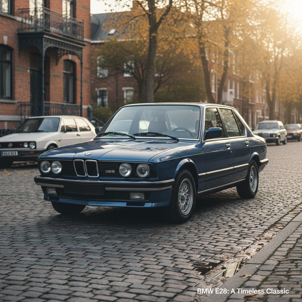 découvrez tout sur la bmw e28, la berline légendaire des années 80, son histoire, ses caractéristiques, ses performances et son impact dans le monde automobile.