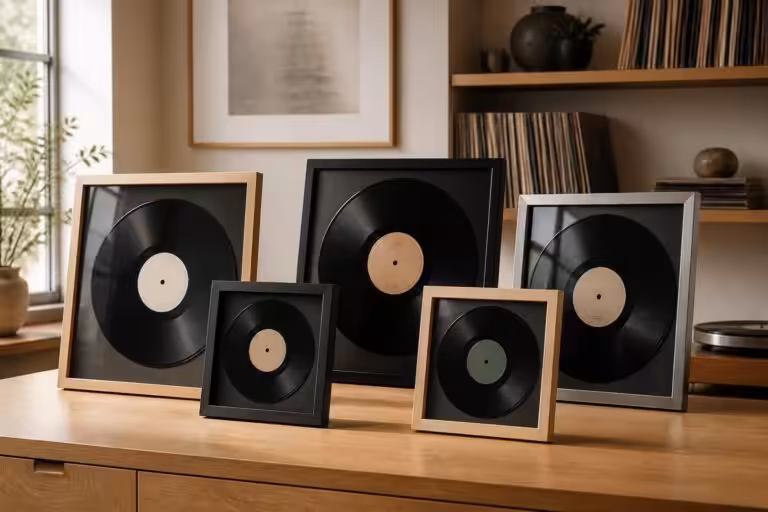 Comment choisir le cadre parfait pour vos vinyles