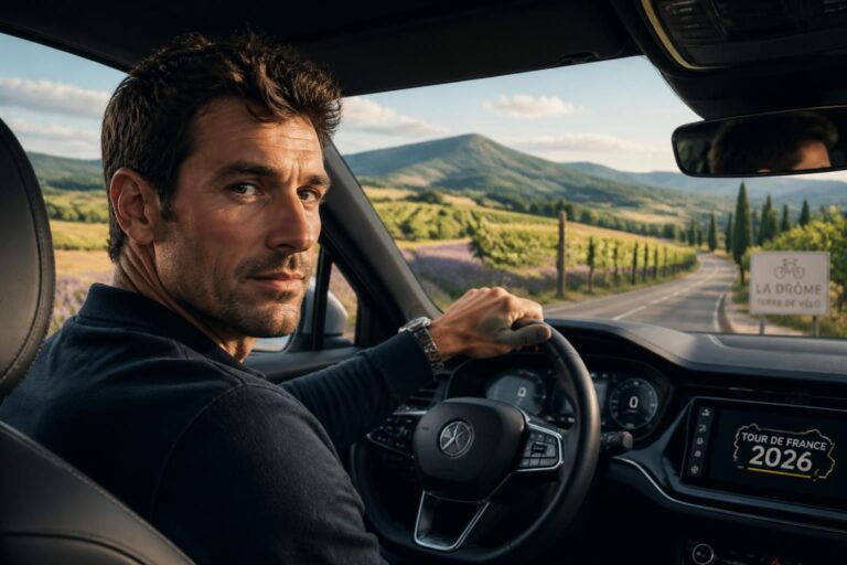 Drôme : Pierre Latour, ex-cycliste, prêt à vivre le Tour de France 2026… au volant d&rsquo;une voiture