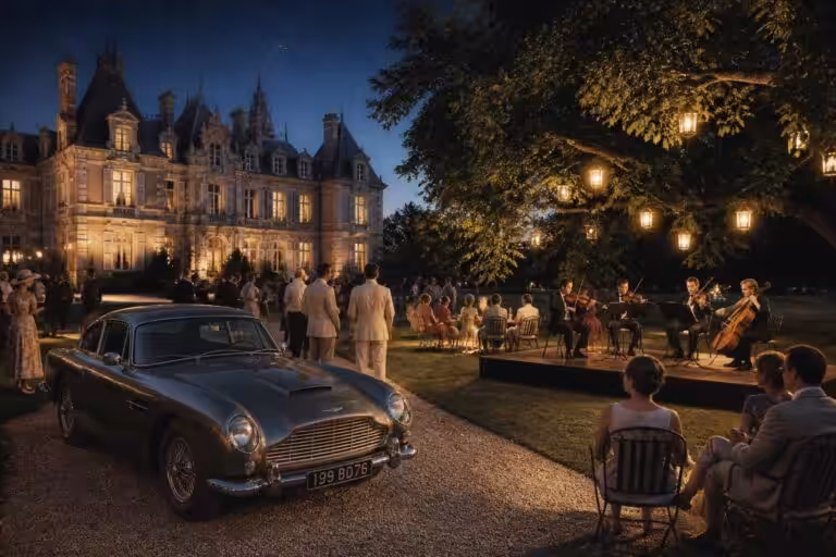 Un été vibrant au château proche de Rouen : entre musique classique, étoiles et voitures d&rsquo;époque