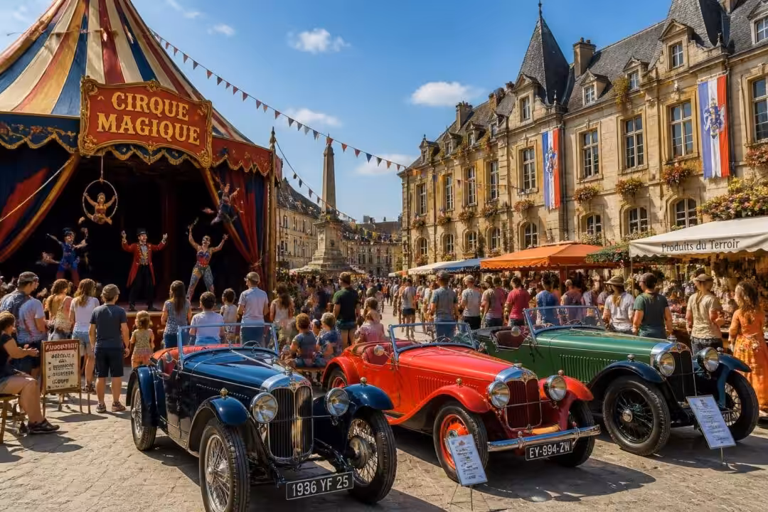 découvrez 3 sorties incontournables pour débuter août : un cirque magique, des bolides d’antan et une célébration du patrimoine dans le s...